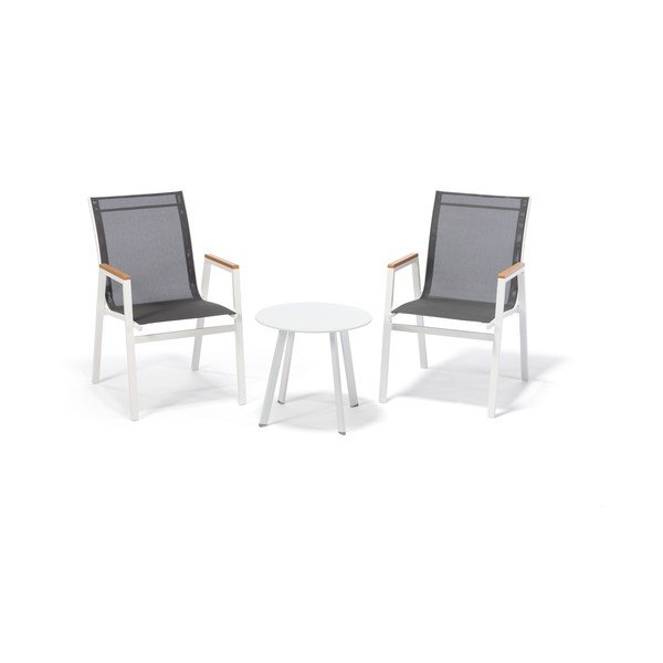 Biely nízky záhradný stolík Timpana Mismo-image-2