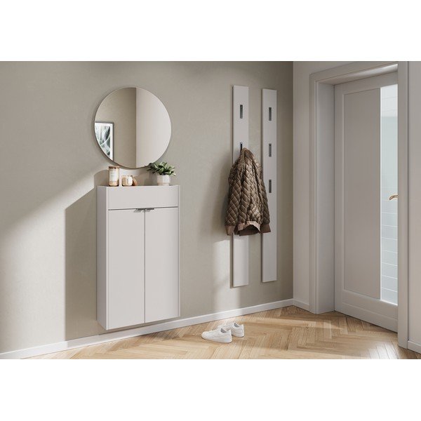 Krémovobiela závesná skrinka 56x97x22 cm Ameca – Germania-image-1