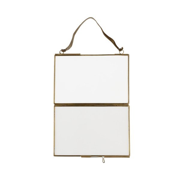 Kovový rámček na stenu v zlatej farbe 15x10 cm – Rex London-image-4