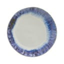 Modrý kameninový tanier Costa Nova Brisa, ⌀ 20 cm