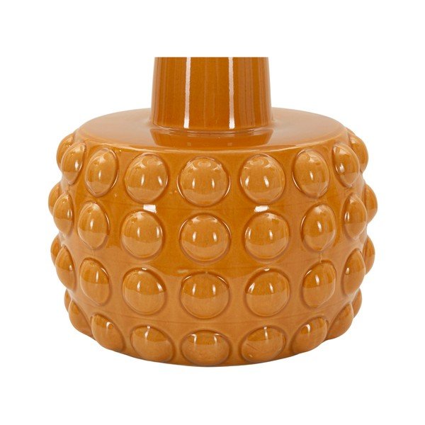Keramická stolová lampa v horčicovej farbe/biela s textilným tienidlom (výška  51,5 cm) Gress – Mauro Ferretti-image-2