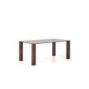 Sklenený jedálenský stôl 90x160 cm Adularia – Kave Home