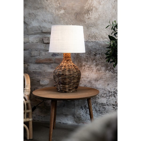 Stolová lampa s tienidlom z juty v béžovo-prírodnej farbe (výška 58 cm) Paglia – Markslöjd-image-2