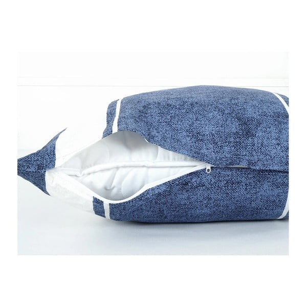 Modré krepové obliečky na jednolôžko 140x200 cm Blue Line – B.E.S.-image-2