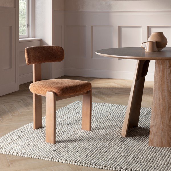 Okrúhly jedálenský stôl v dekore duba ø 120 cm Zuri – MOME-image-2