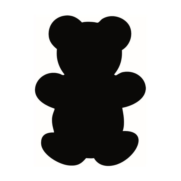 Set popisovacej tabule a kriedovej fixky Securit® Silhouette Bear, 40 × 30 cm