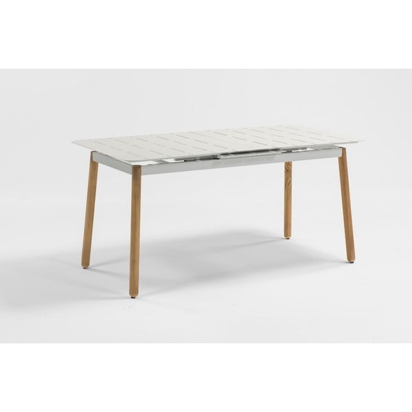 Set kovového záhradného nábytku v bielej a olivovozelenej farbe Ezeis Alicante-image-3