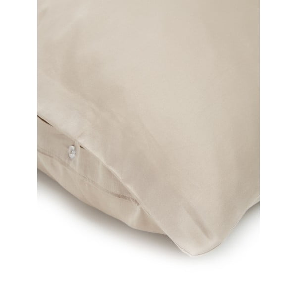 Béžové obliečky z bavlneného saténu 200x135 cm Comfort - Westwing Collection-image-4