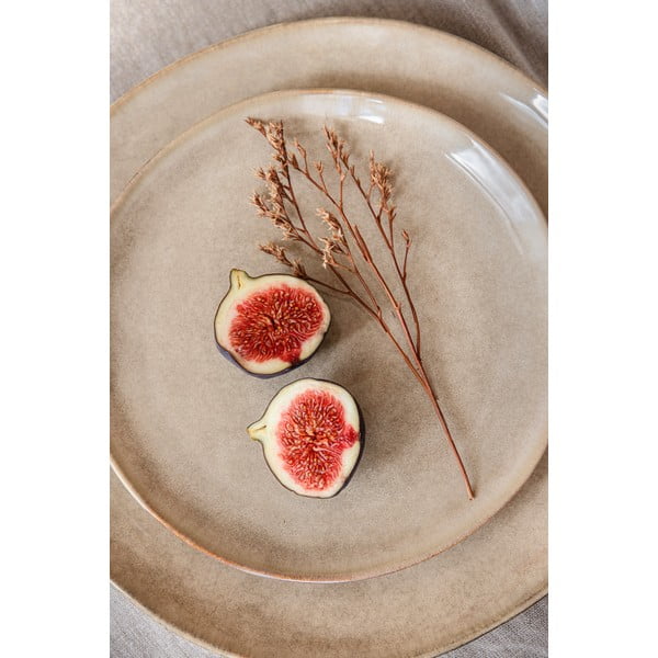 Béžová kameninová jedálenská súprava 16 ks Glosia - Bonami Selection-image-3