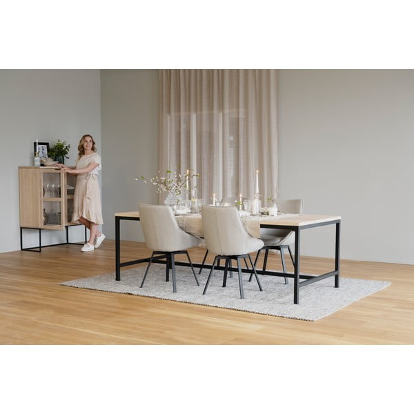 Béžová otočná stolička Rowico Alison-image-2