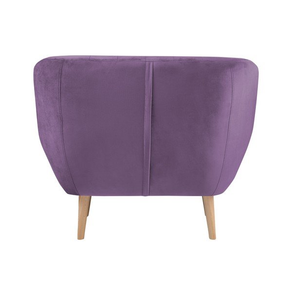 Fialové kreslo Mazzini Sofas Benito-image-4