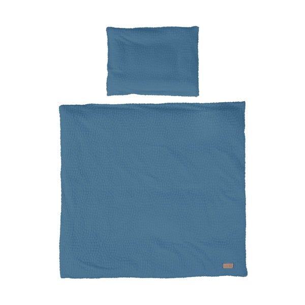 Modré detské obliečky do postieľky 80x80 cm Seashells – Roba