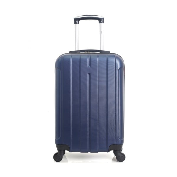 Modrý cestovný kufor na kolieskach Hero Fogo, 36 l