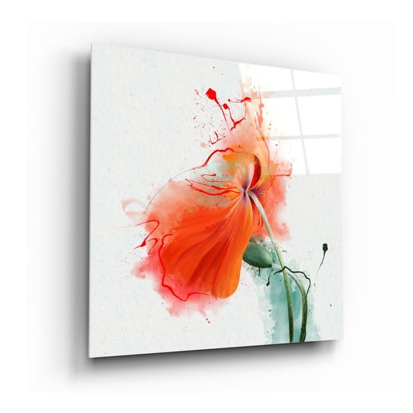 Sklenený obraz Insigne Flower, 100 x 100 cm