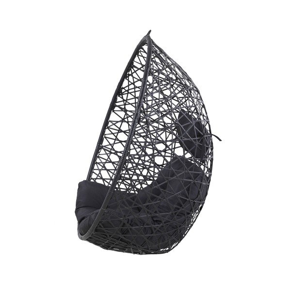 Čierne záhradné závesné kreslo Bonami Selection Costelo-image-3