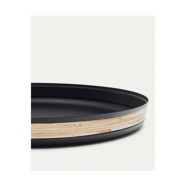 Tácka z nehrdzavejúcej ocele ø 33 cm Shai – Kave Home-image-2