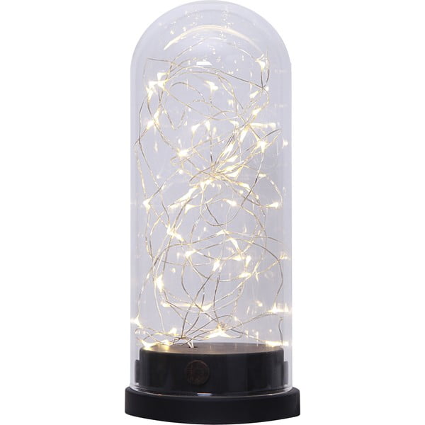 Čierna LED svetelná dekorácia Star Trading Glass Dome, výška 25 cm-image-2