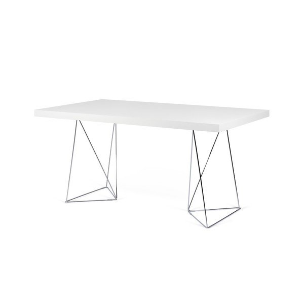 Biely stôl TemaHome Trestle, dĺžka 160 cm-image-3