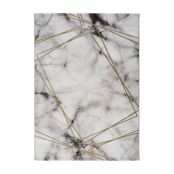 Sivo-biely koberec Universal Artist Marble, 60 x 120 cm