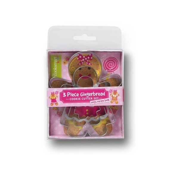 Sada 3 vykrajovadiel Cooksmart ® Gingerbread Girl-image-1