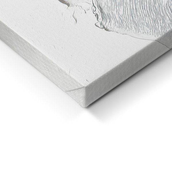 Obraz s ručne maľovanými prvkami 70x100 cm Petal Glow – Styler-image-2