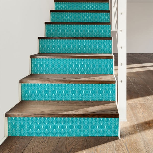 Sada 2 samolepiek na schody Ambiance Stairs Stickers Christer, 15 × 105 cm