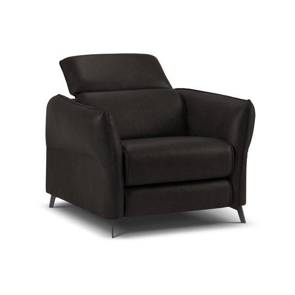 Čierne kožené kreslo Hubble – Windsor & Co Sofas-image-2