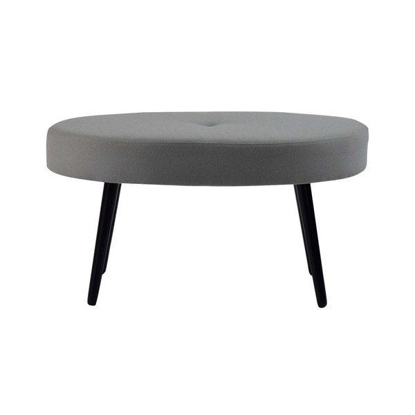 Sivá oválna dubová stolička Folke Hermod-image-1