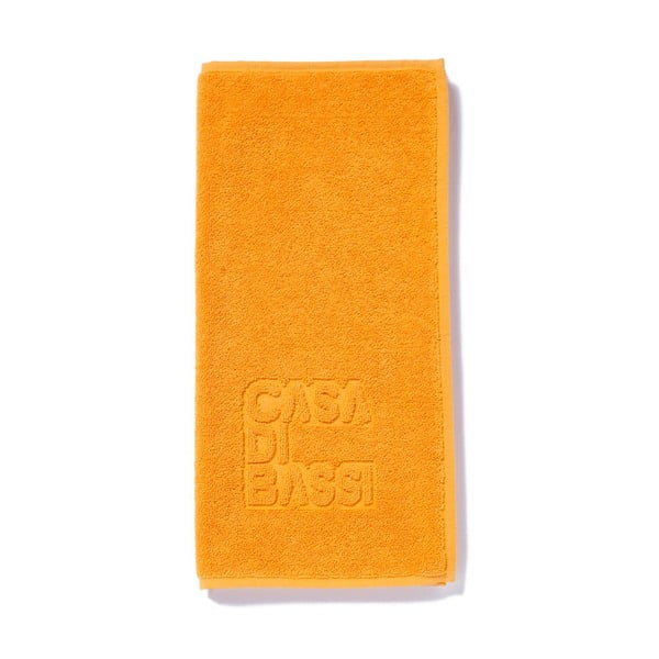 Oranžová kúpeľňová predložka z bavlny Casa Di Bassi, 50 × 70 cm