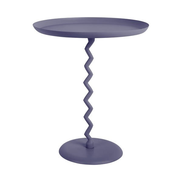 Kovový okrúhly odkladací stolík ø 44 cm Zig Zag – Leitmotiv