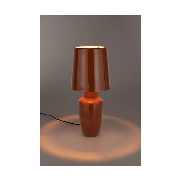 Kovová stolová lampa v terakotovej farbe s kovovým tienidlom (výška  42 cm) Classy – Zuiver-image-2