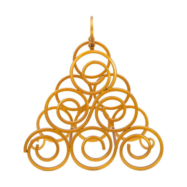 Stojan na víno v zlatej farbe Mauro Ferretti-image-2