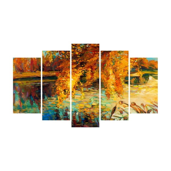 Viacdielny obraz na plátne Lake Landscape