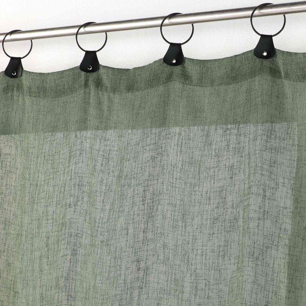 Kaki voálová záclona 140x240 cm Linka – douceur d'intérieur-image-1