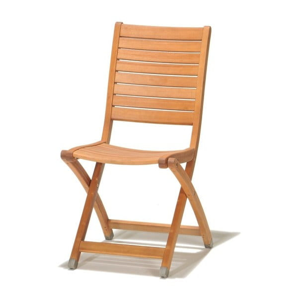 Skladacia záhradná stolička z eukalyptového dreva D2 Catalina