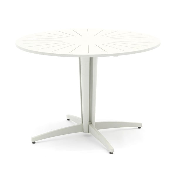 Hliníkový okrúhly záhradný jedálenský stôl ø 110 cm Fleole – Ezeis
