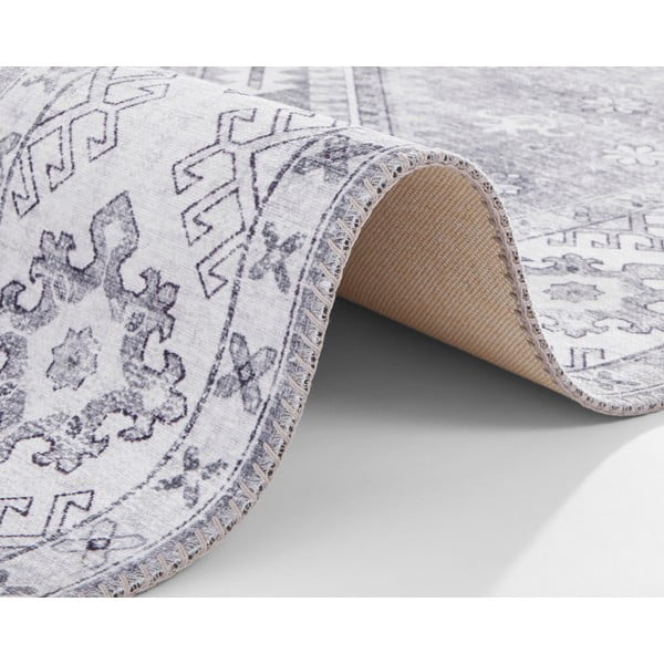 Svetlosivý behúň Nouristan Gratia, 80 x 200 cm-image-3