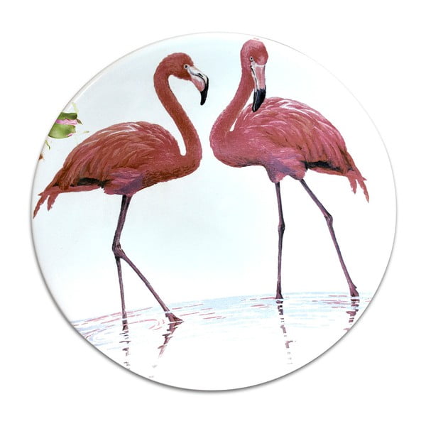 Keramický tanier Flamingo, ⌀ 25 cm