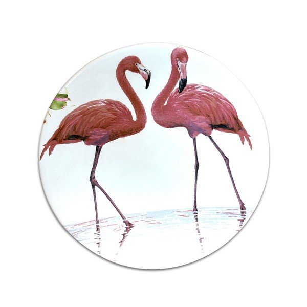 Keramický tanier Flamingo, ⌀ 25 cm