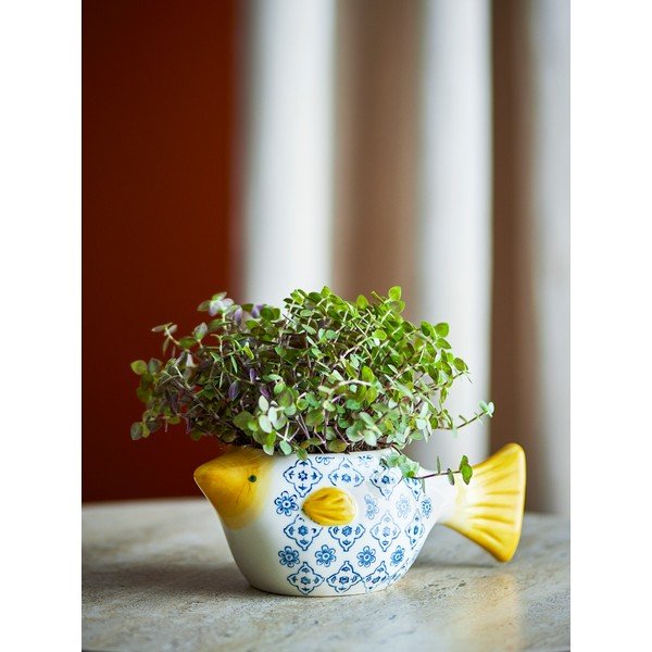 Kameninový obal na kvetináč Wrenna – Bloomingville-image-1