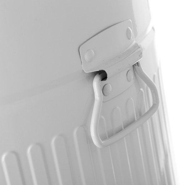 Biely odpadkový kôš z kovu Casa Selección, 20 l-image-2