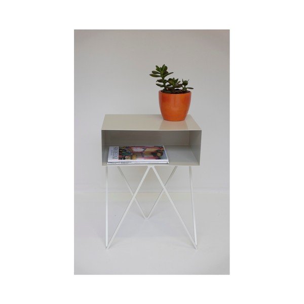 Biely príručný stolík &New Robot-image-2