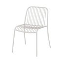 Svetlosivá kovová záhradná stolička Yua Wire – Blomus