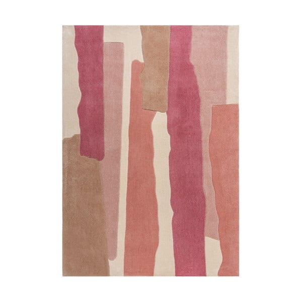 Sivo-ružový koberec Flair Rugs Escala, 160 x 230 cm
