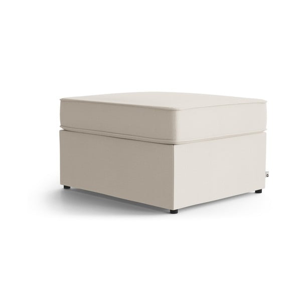 Krémovobiela polstrovaná rozkladacia lavica My Pop Design Brady, 80 cm