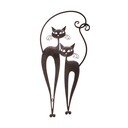 Hnedá dekorácia na stenu Dakls Cats II