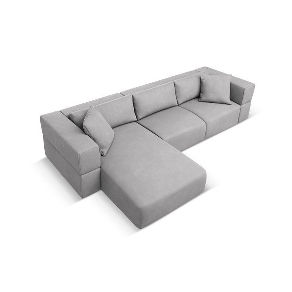 Svetlosivá rohová pohovka, ľavý roh Esther – Milo Casa-image-3