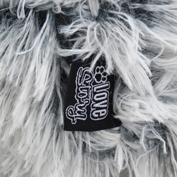 Biely pelech pre psa 100x70 cm Fluffy Heather – Love Story-image-4