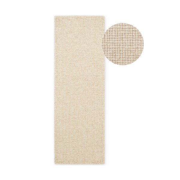 Vlnený behúň v prírodnej farbe 80x250 cm Eloise – Hanse Home
