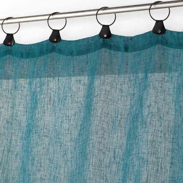Modrá voálová záclona 140x240 cm Linka – douceur d'intérieur-image-1